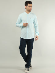 Sky Solid Regular Fit Shirt