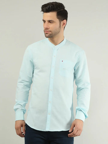 Sky Solid Regular Fit Shirt TIM PARIS