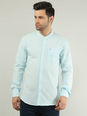 Sky Solid Regular Fit Shirt