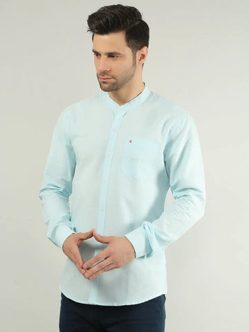 Sky Solid Regular Fit Shirt TIM PARIS