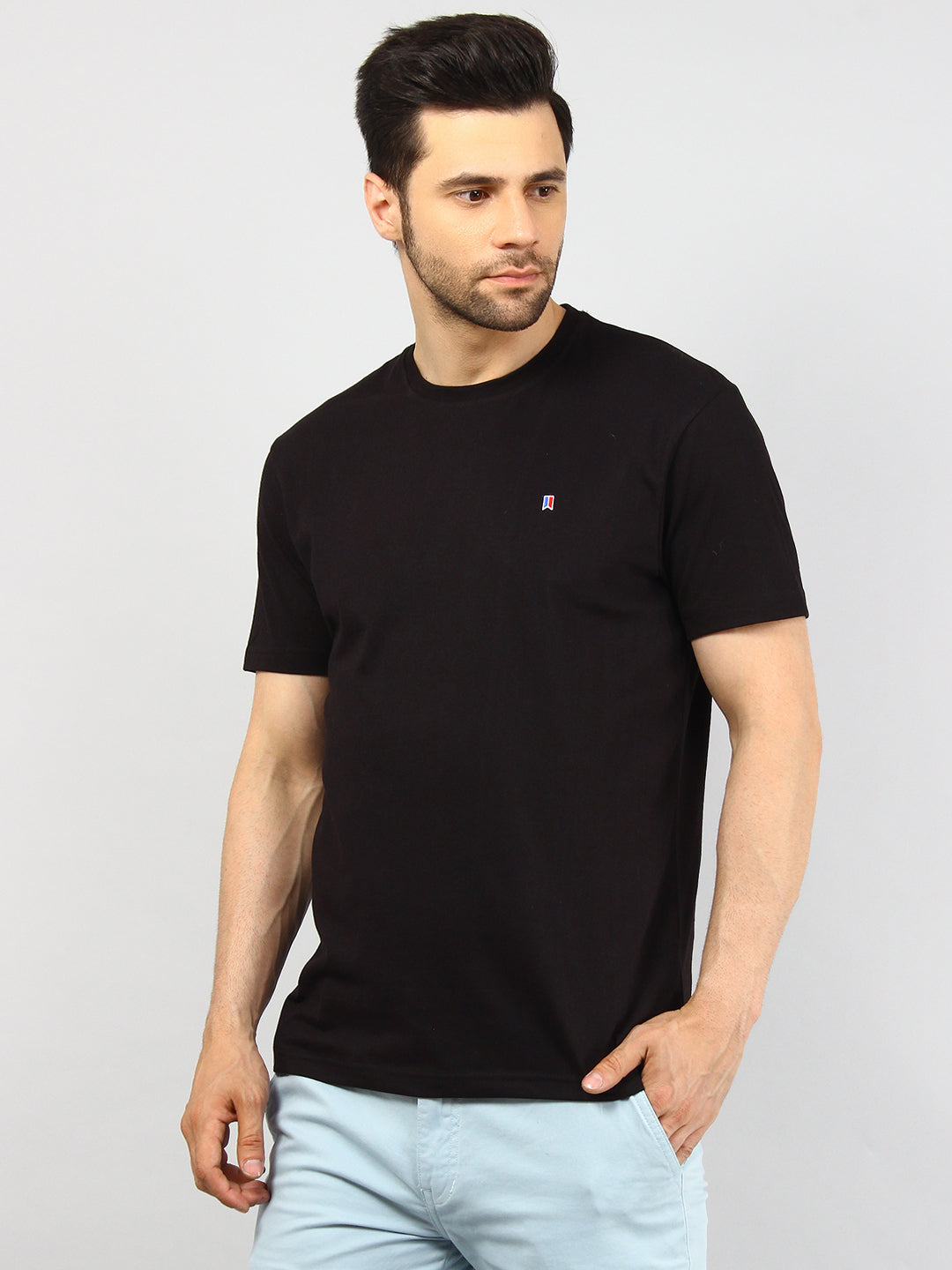 After Midnight Black Solid T-Shirt