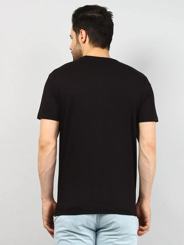After Midnight Black Solid T-Shirt Tim Paris