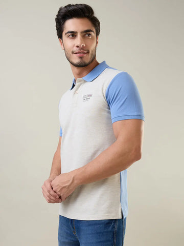 Robbia Blue Cut & Sew T-Shirt Tim Paris