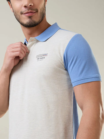 Robbia Blue Cut & Sew T-Shirt Tim Paris