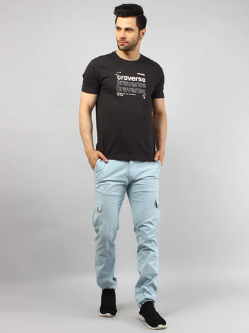 Traverse Black Graphic Print T-Shirt Tim Paris