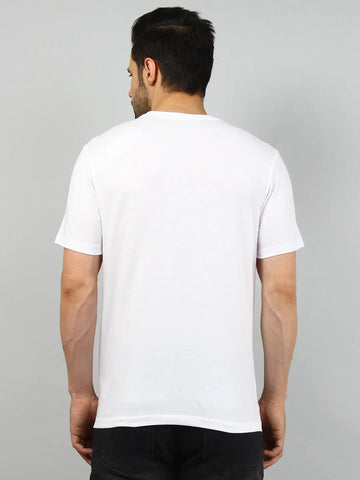 White Rest Less Printed T-Shirt Tim Paris