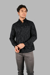 Black Striped Shirt