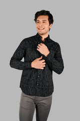 Black Striped Shirt
