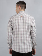 Ash Grey Classic Checks Shirt