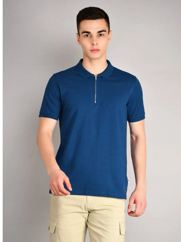 Airforce Blue Polo Tees Tim Paris