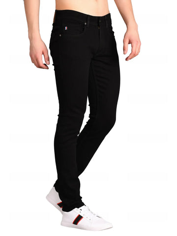 Black Ferdinand Slim Tapered Fit Jeans Tim Paris