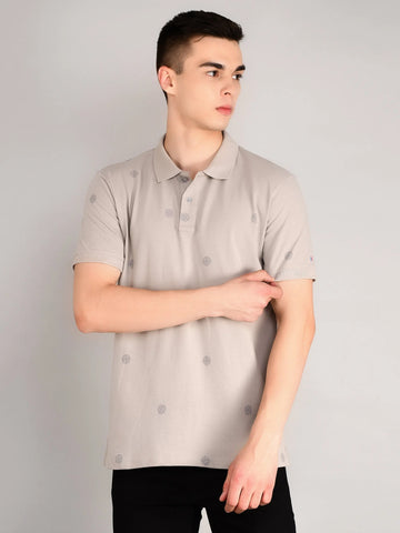 Grey Polo Tees Tim Paris