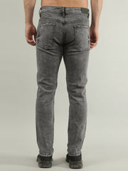 Solid Grey Denim Jeans (FERDINAND)