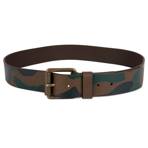 Genuine Brown & Green Leather Belt for men Tim Paris
