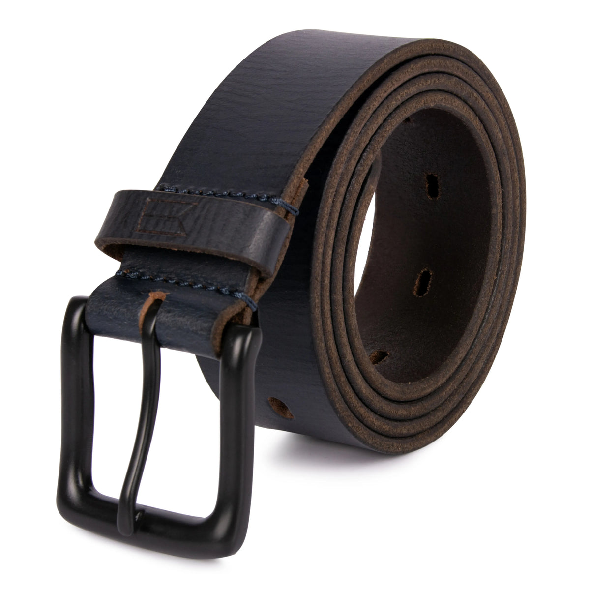 Genuine Solid Brown Leather Belt for men