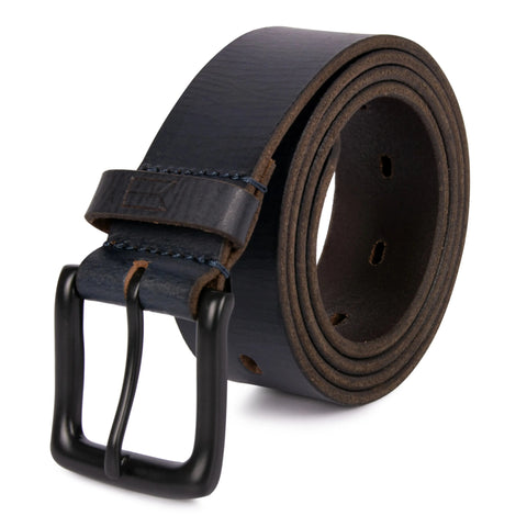 Genuine Solid Brown Leather Belt for men Tim Paris