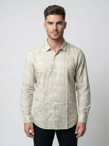 GREY PRINT SHIRT Tim Paris