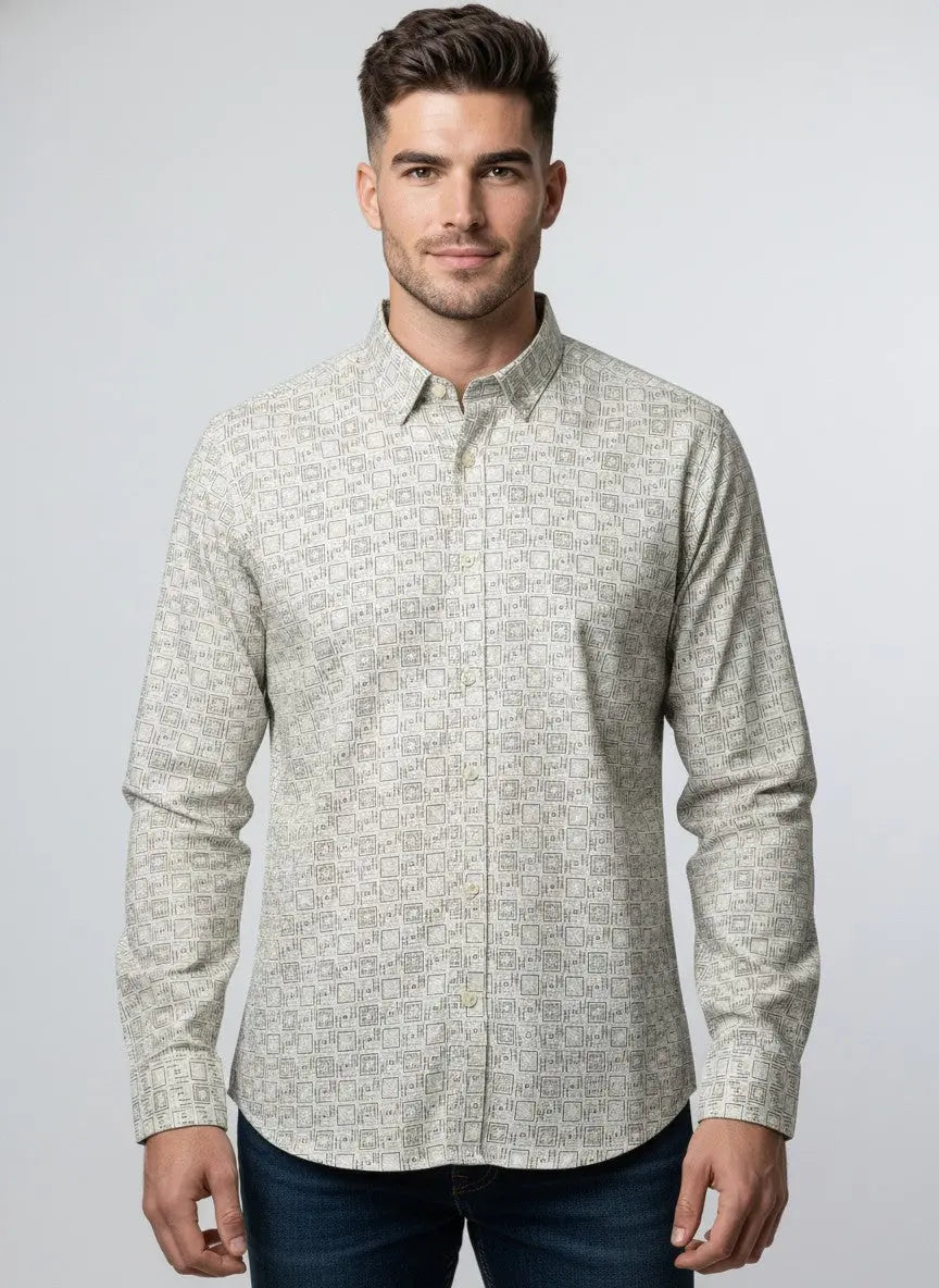 OFF WHITE PRINT SHIRT Tim Paris