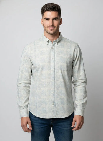 BLUE PRINT SHIRT Tim Paris