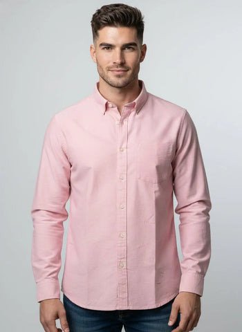 RED SOLID SHIRT Tim Paris