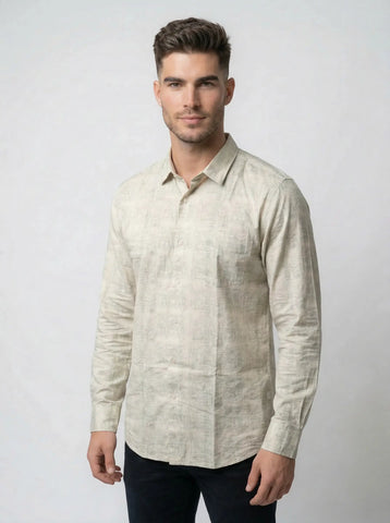 GREY PRINT SHIRT Tim Paris