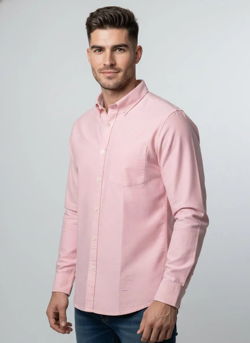 RED SOLID SHIRT Tim Paris
