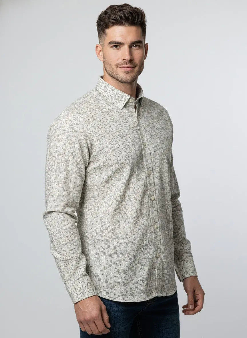 OFF WHITE PRINT SHIRT Tim Paris