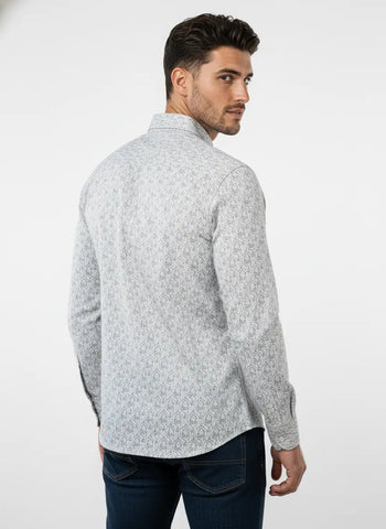Blue Print Shirt Tim Paris