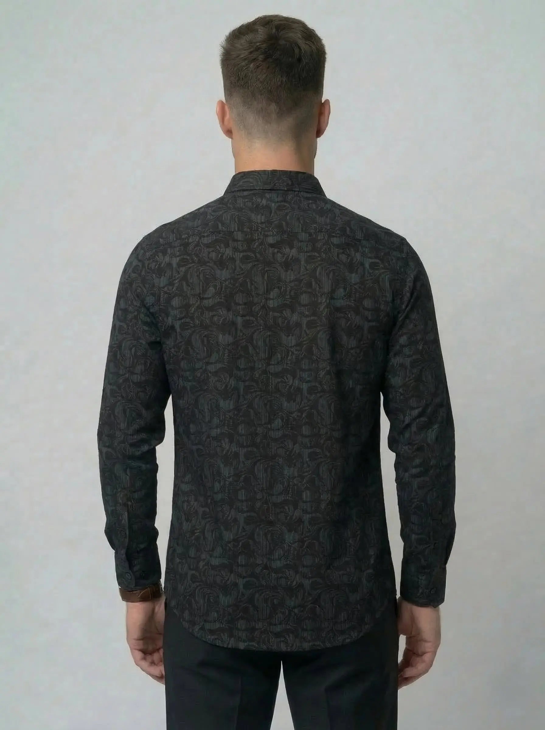GREEN PRINT SHIRT Tim Paris