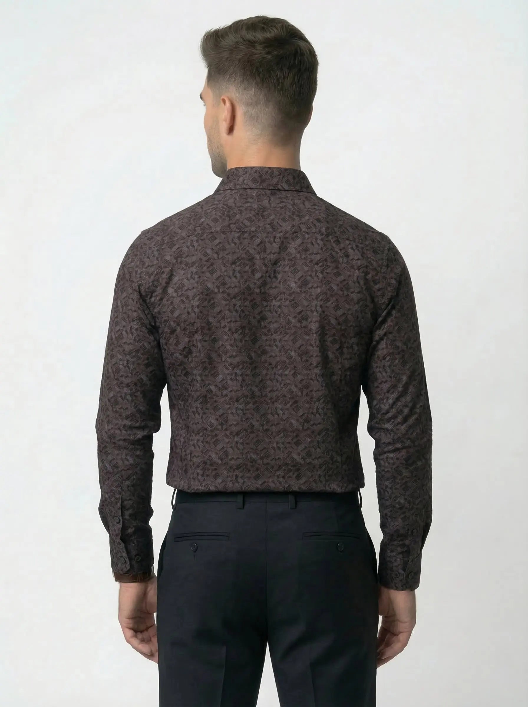 PURPLE PRINT SHIRT Tim Paris