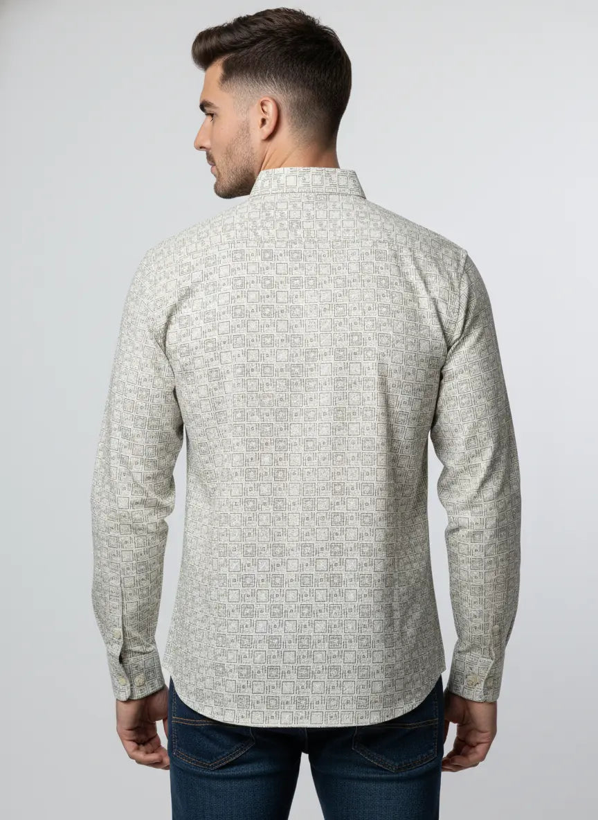 OFF WHITE PRINT SHIRT Tim Paris