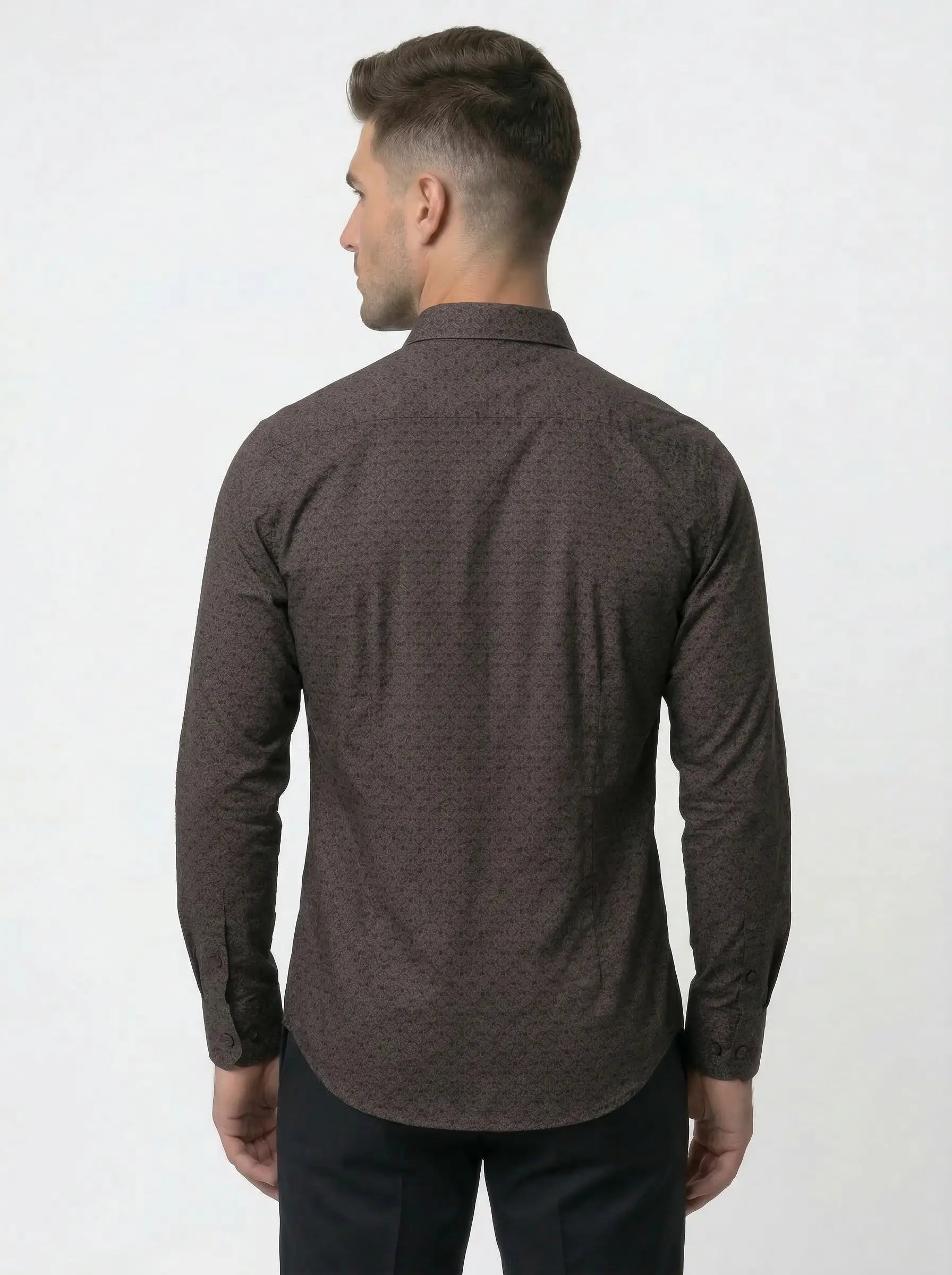 PURPLE PRINT SHIRT Tim Paris