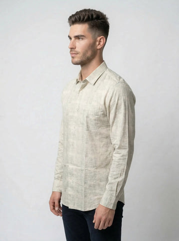 GREY PRINT SHIRT Tim Paris