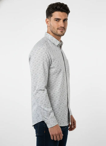 Blue Print Shirt Tim Paris