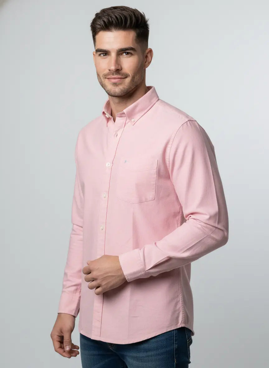 RED SOLID SHIRT Tim Paris