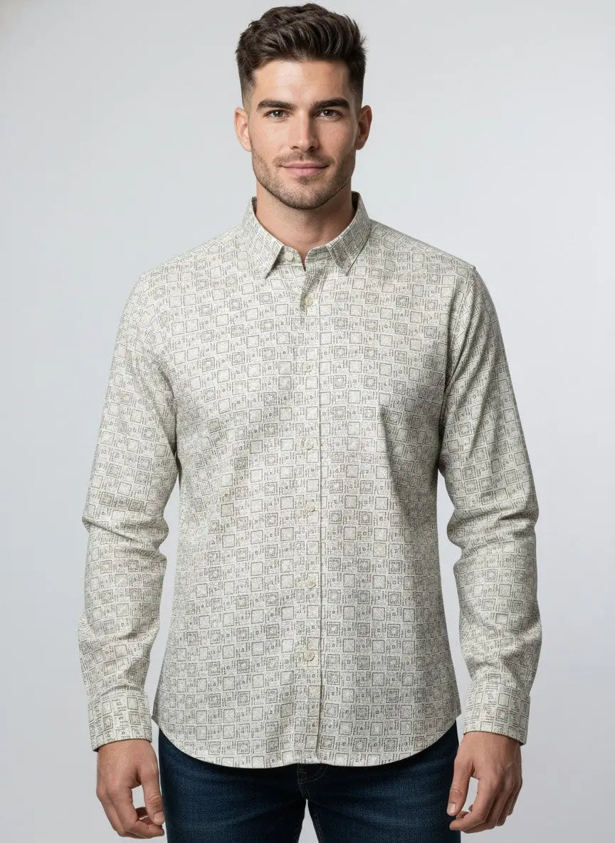 OFF WHITE PRINT SHIRT Tim Paris