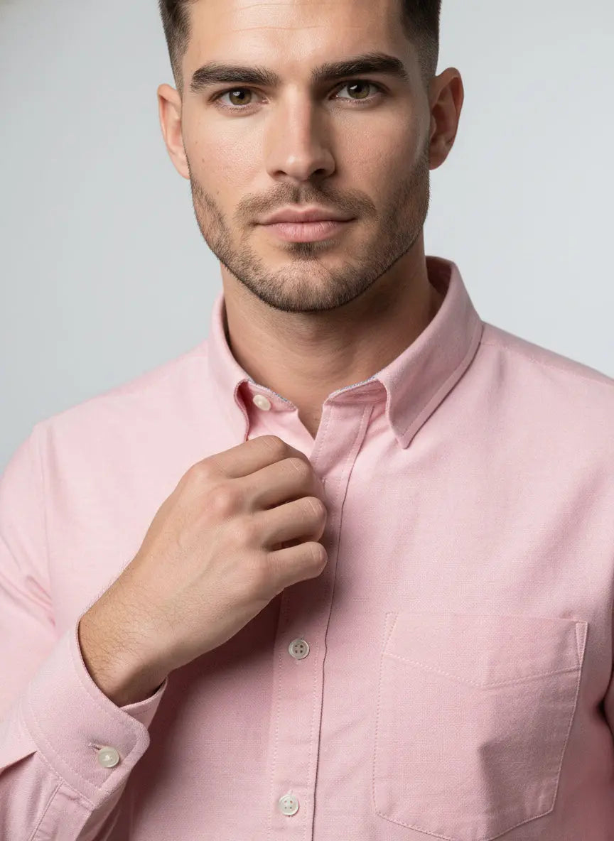 RED SOLID SHIRT Tim Paris