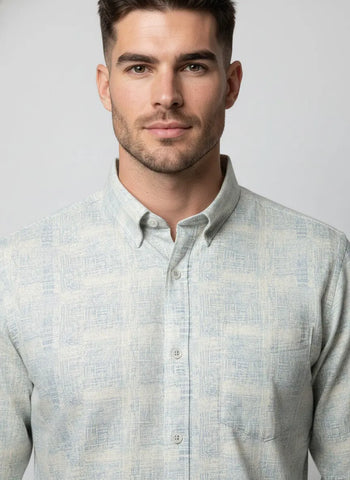 BLUE PRINT SHIRT Tim Paris